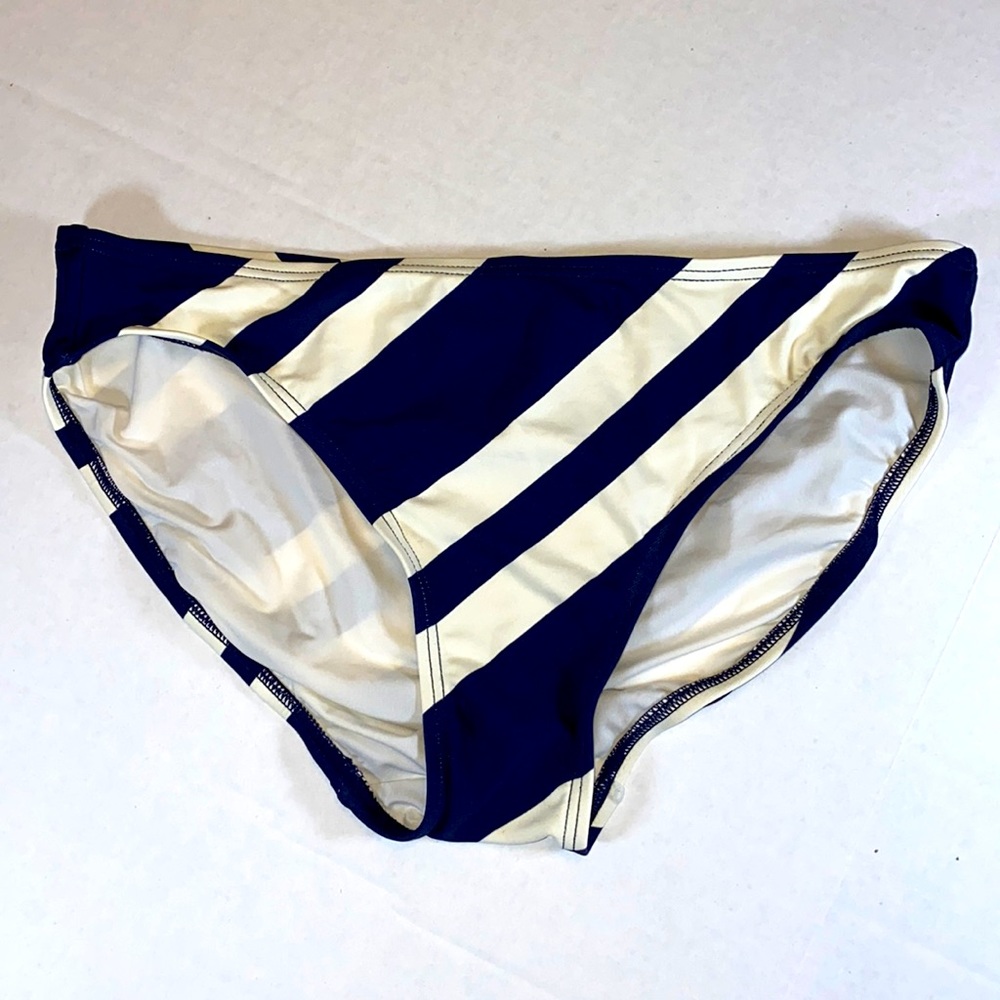 DKNY Navy/Cream Stripe Bikini Bottom